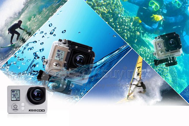 KEECOO 12MP WiFi Sports Camera  0.7