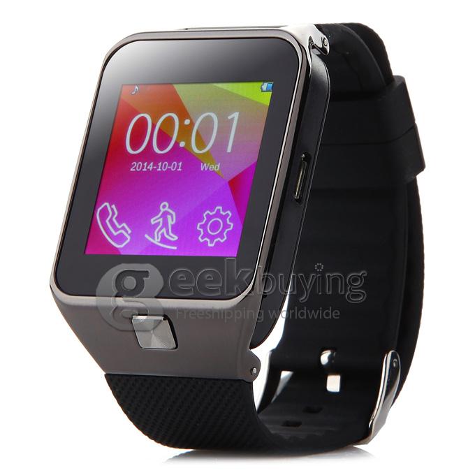 ZGPAX S29 Smart Watch Phone Bluetooth Watch Quad Band 1.54 Inch FM 1.3MP Camera Multi-language - Black