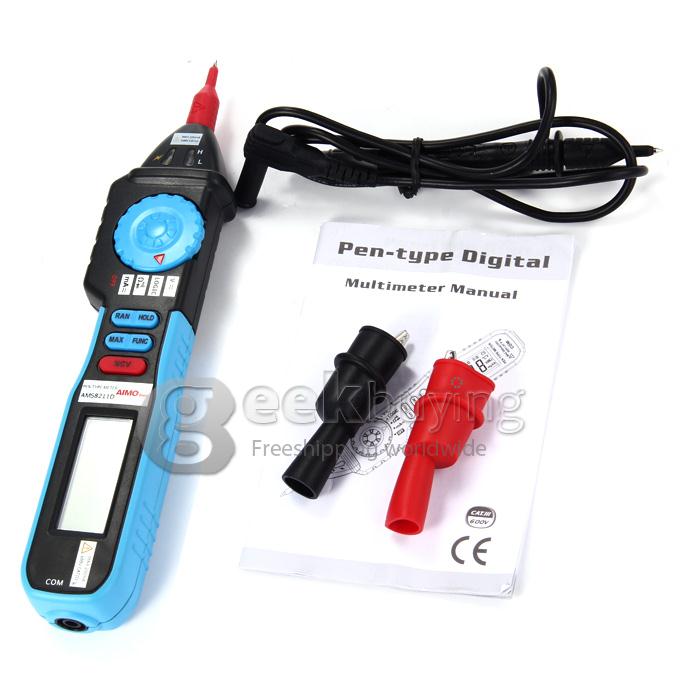 Mastech MS8211D Pen-type Digital Multimeter Manual Auto Range Logic Level Test Auto-ranging Current Measurement
