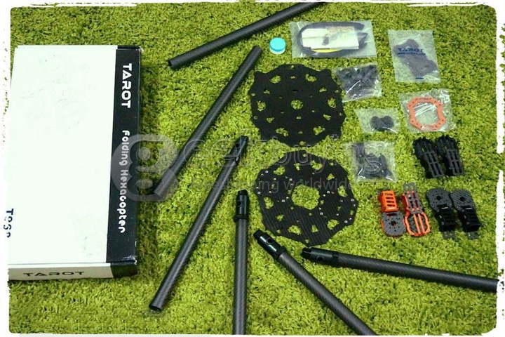 Tarot T960 3K Carbon Fiber Folding Rack Frame Kit 6-axis Big Hex Copter Hex6