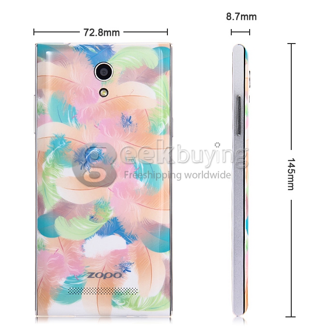 ZOPO ZP920 4G LTE Android 4.4 Smartphone 5.2 Inch IPS FHD Screen MTK6752 Octa Core 2GB RAM 16GB ROM 13.2MP GPS Wifi Miracast - White