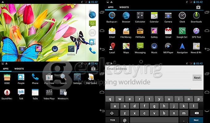 F729-6 3G Phone Call 7 Inch Tablet PC Android 4.2 MTK6572 1024*600 Pixels Capacitive Screen BT - Blue