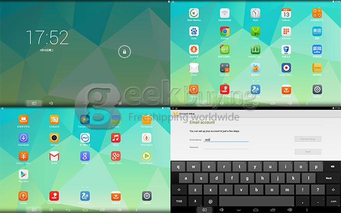 Teclast X80H Dual OS Android 4.4+Win 8.1 Tablet PC 2GB/32GB Intel Z3735F Quad Core 1.83GHz 8 Inch IPS 1280x800 HDMI WiFi Bluetooth - White + Gray