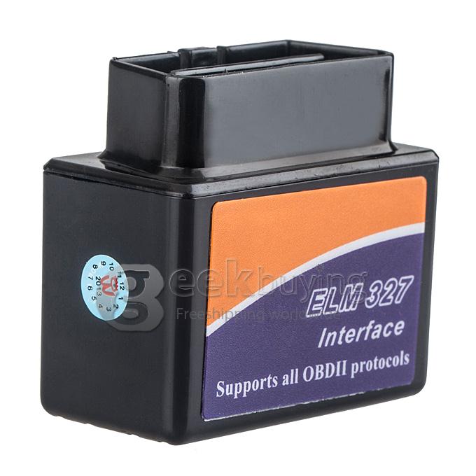 ELM327-D2 OBD2 OBDII Bluetooth Adapter Auto Scanner TORQUE Android