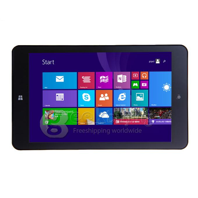 PIPO W7 7 Inch Windows8.1 Intel Z3735G Quad Core 1.83GHz 1GB/16GB Tablet PC IPS 1280*800 Bluetooth HDMI WiFi - Black+White