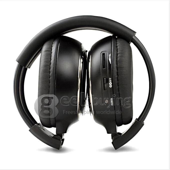 IR Infrared 2 Channel Headphone Wireless Stereo Car Headphones