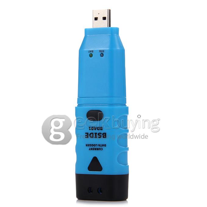 Bside BDA01 DC Voltage Data Logger USB 4~20mA Resolution 64KBytes1 Sec Samp LED Alarm