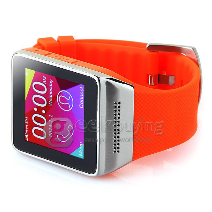 Atongm W008 Smart Watch Phone Bluetooth Watch 1.54 Inch Pedometer Anti-lost SIM Card Slot Sync Smart Devices - Orange