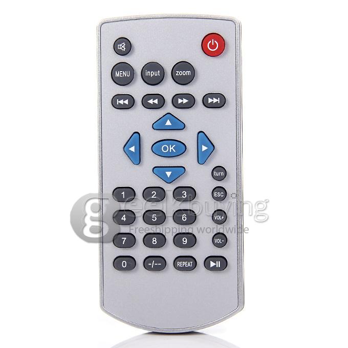 Portable H50 80LM LED LCD Projector Home Theater 1080p 480 x 320 Micro USB HDMI VGA AV Micro USB SD for PC (US Plug)