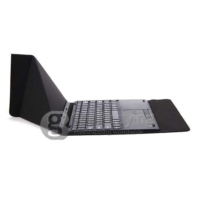 Original Removable Magnetic Docking Keyboard PU Leather Cover Case with Touch Pannel for PIPO W3F 10.1 Inch Tablet PC - Black