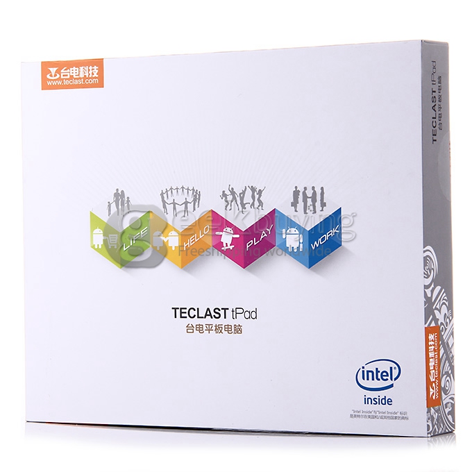 Teclast X80H Dual OS Android 4.4+Win 8.1 Tablet PC 2GB/32GB Intel Z3735F Quad Core 1.83GHz 8 Inch IPS 1280x800 HDMI WiFi Bluetooth - White + Gray