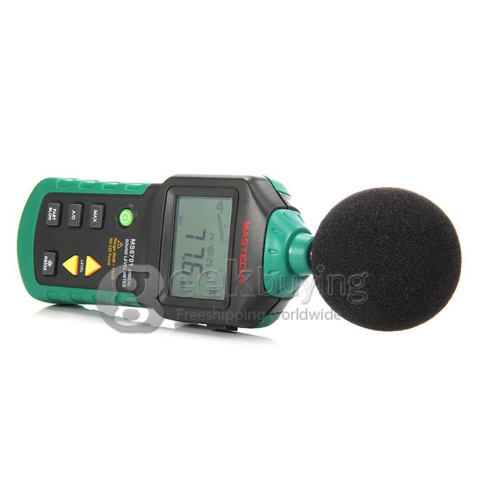 MASTECH MS6701 Professional LCD Display Digital Sound Level Meter Decibel Tester 30-130dB