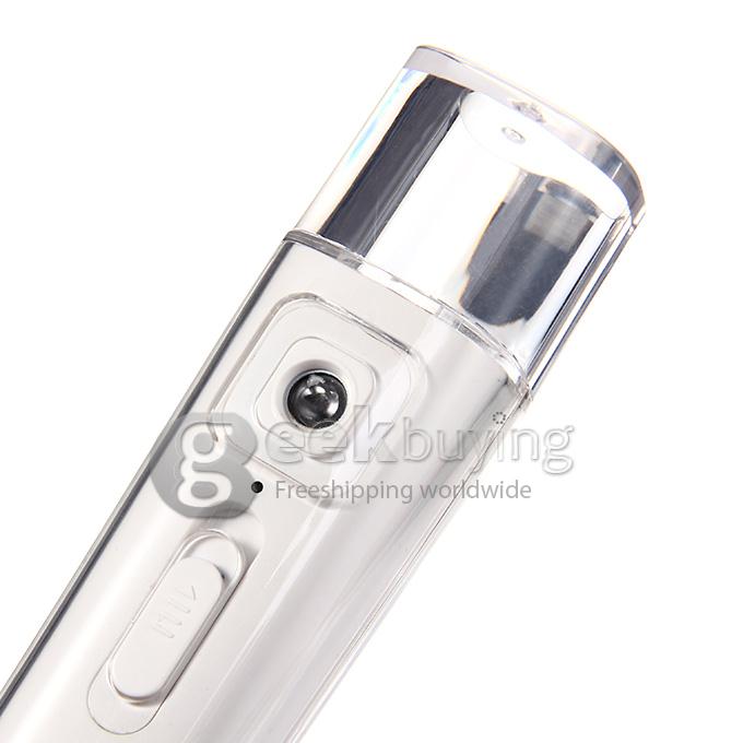 MI Nano Skin Portable Humidifier Mini Facial Sprayer Replenishment Beauty Instrument + Power Bnak - White