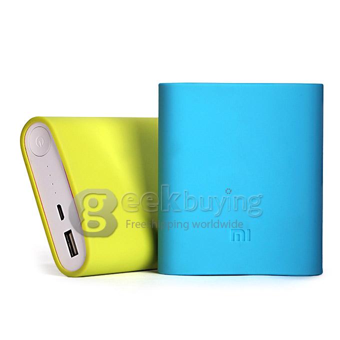 Original XIAOMI Protective Silicon Rubber Case for 10400mAh Power Bank - Blue