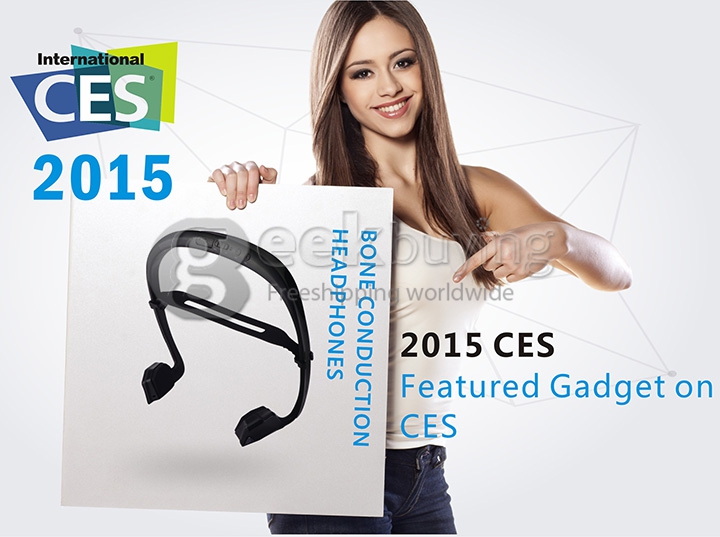 Digicare DO Bone Conduction Headphone Ear Hook Wireless Bluetooth Earphone with NFC and Speaker Connection Call Function - Black