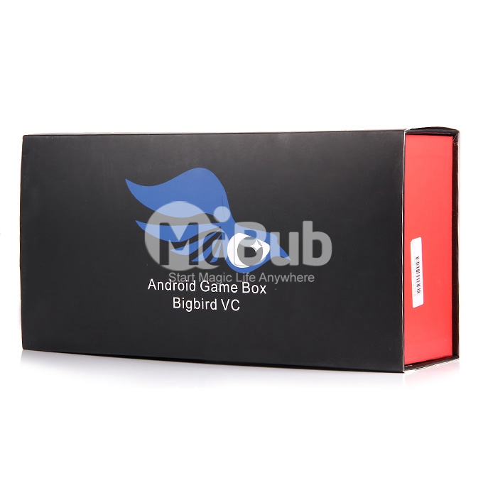 R-G2 Android 4.4 Slim Game Console + Quad Core Android 4.4 4K 3D Game Player Box 2GB/8GB Dolby 3G 2.4G/5.0G Wifi - Black