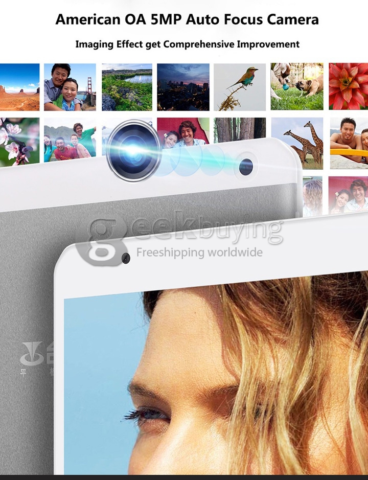 Teclast X89 Dual OS Android 4.4 & Windows 8.1 Tablet PC 2GB/32GB Intel Z3735F Quad Core 1.83GHz 7.9 Inch 2048*1536 IPS Retina Bluetooth HDMI OTG WiFi - White+Silver