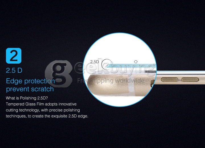 Toughened Glass 0.33mm Screen Protector Film Cover Arc Edge for Umi Zero