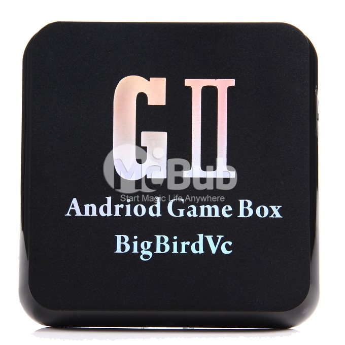 R-G2 Android 4.4 Slim Game Console + Quad Core Android 4.4 4K 3D Game Player Box 2GB/8GB Dolby 3G 2.4G/5.0G Wifi - Black