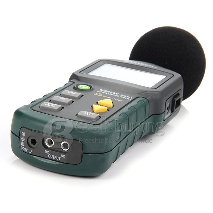 MASTECH MS6700 Professional LCD Display Digital Sound Level Meter Decibel Tester 30-130dB