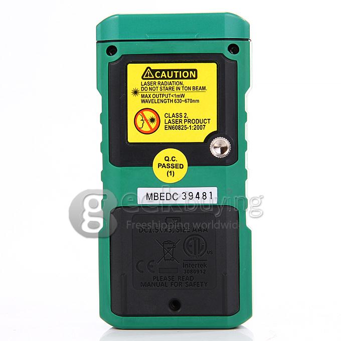 MASTECH MS6414 40m Laser Distance Meter Rangefinder Tape Measure Level Tool