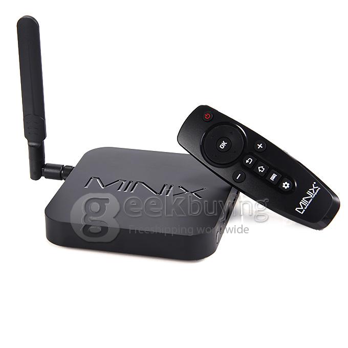 MINIX NEO X8 PLUS XBMC 4K TV BOX Amlogic S802 2G RAM 16G ROM Android 4.4 2.4G/5.0G WIFI XBMC KODI Bluetooth 4.0 - Black