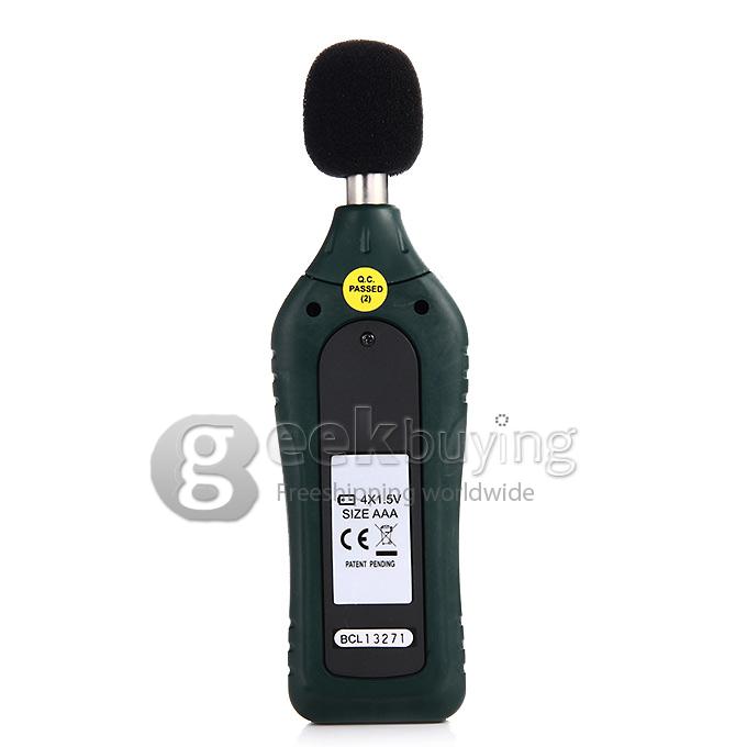 MASTECH MS6708 Professional Digital Sound Level Meter Decibel Tester 30-130dB