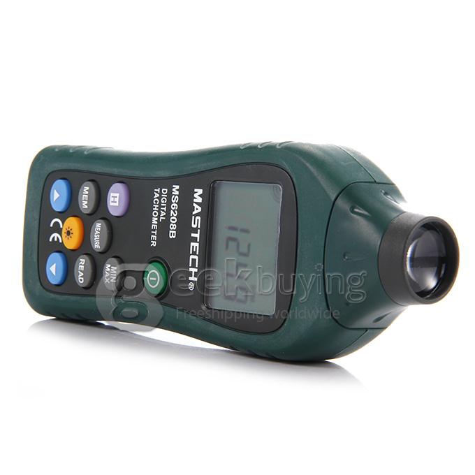 MASTECH MS6208B Digital Non-contact Tachometer Tach Speed Meter Tester 50~19999RPM