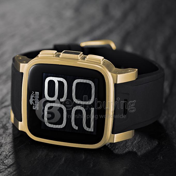 Snopow W1 Smart Watch Phone Bluetooth Watch IP68 1.6 inch 3.0MP Camera SIM Card Anti-lost Pedometer - Gold