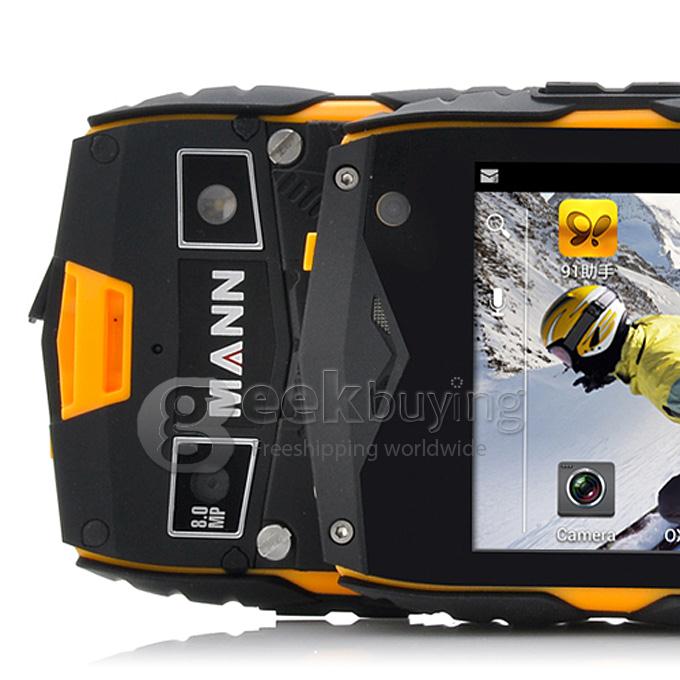 MANN ZUG 3 4.0inch IP68 Waterproof Rugged Phone Snapdragon MSM8212 Quad Core 1.2GHz Android 4.3 Smartphone 1GB -Yellow