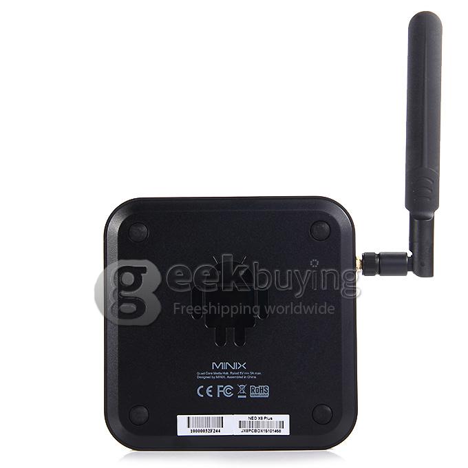 MINIX NEO X8 PLUS XBMC 4K TV BOX Amlogic S802 2G RAM 16G ROM Android 4.4 2.4G/5.0G WIFI XBMC KODI Bluetooth 4.0 - Black