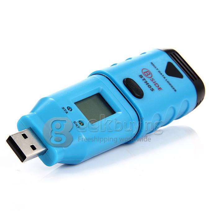 BTH05 3-Channel Temperature Humidity Data Logger Auto Datalogger USB Temp Record Meter