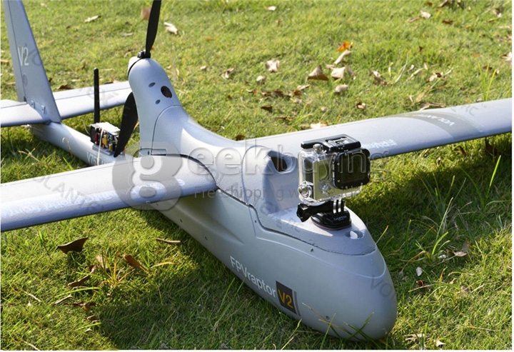 FPV Raptor V2 Upgrade Motor Tower UAV Trim Scheme 2M Unibody Pusher