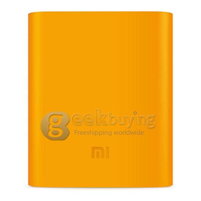 Original XIAOMI Protective Silicon Rubber Case for 10400mAh Power Bank - Orange