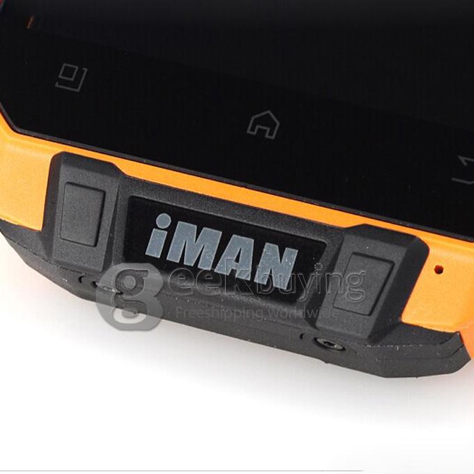 iMAN i3 IP68 Waterproof Rugged Phone MTK6589T Quad Core 1.5GHz 4.3inch Android 4.2 1GB+16GB Walkietalkie 13.0MP - Orange