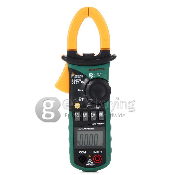 MASTECH MS2008B Digital Clamp Meter AC DC Current Voltage Resistance