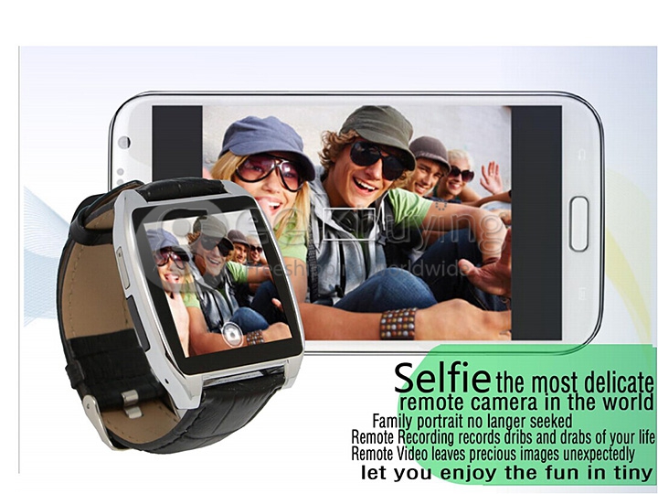 RWATCH R7 Luxury Anti-lost Bluetooth Smart Wrist Watch with Pedometer Sleep Test Altimeter Barometer Thermometer Gun