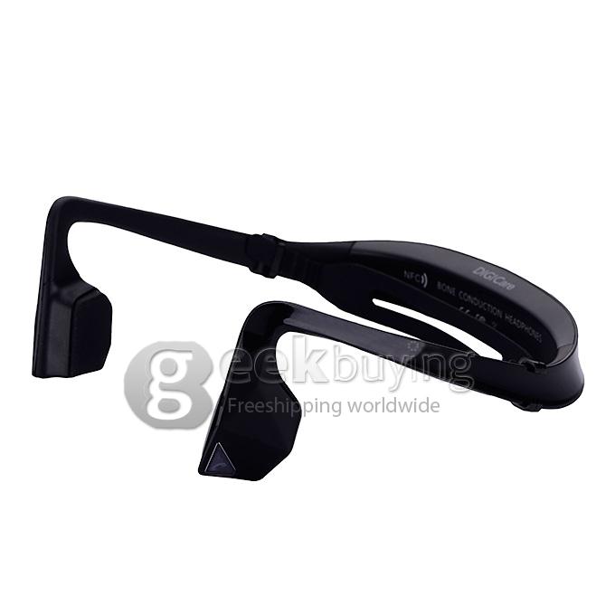 Digicare DO Bone Conduction Headphone Ear Hook Wireless Bluetooth Earphone with NFC and Speaker Connection Call Function - Black