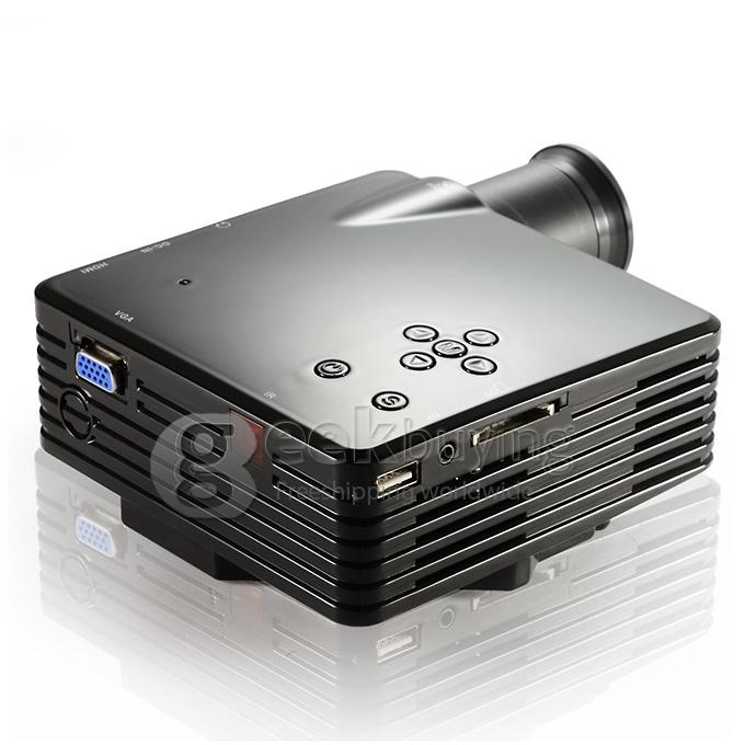 GP7S Multimedia 32W 400Lm 1080P LCD Image System LED Projector