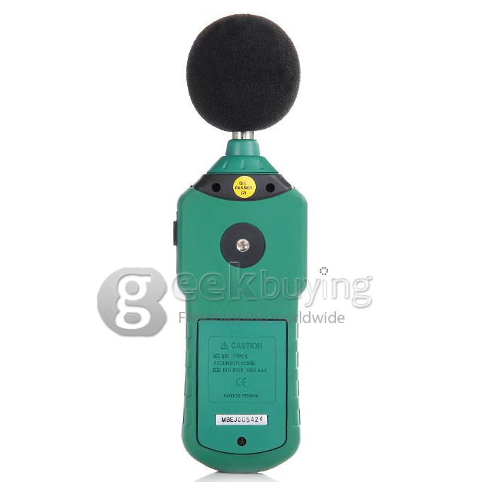 MASTECH MS6702 Professional LCD Display Digital Sound Level Meter Decibel Tester 30-130dB RS232