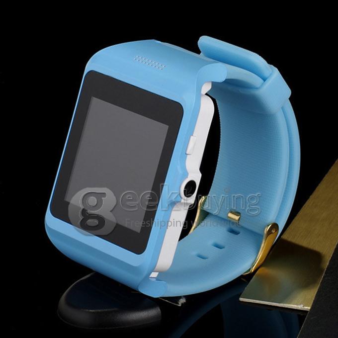 1.55'LED U Pro P3 Bluetooth Watch TouchScreen Smart Watch Phone for Android iPhone With Camera - Light Blue