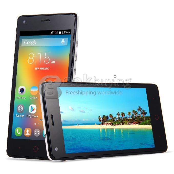 Elephone G1 4.5 inch Android Phone FWVGA IPS MTK6582M Quad Core Android 4.4 Smartphone 4GB ROM 5MP GPS WIFI - White