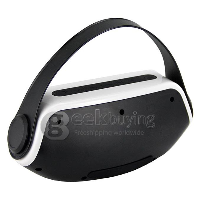 Portable Hand-held Wireless Bluetooth Audio Speaker Car Hands-free Call - Black