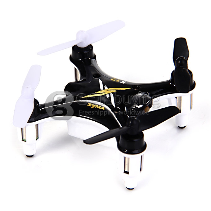 SYMA X12 Nano Explorers 2.4G 4CH RC Quadcopter 6 Axis RTF Micro Quad Copter 3D Eversion Airplane Flying Toys - Black