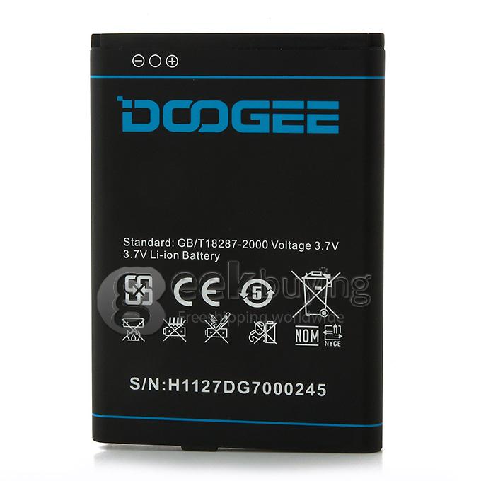 3.7V 4000mAh Rechargeable Lithium-ion Battery for Doogee DG700 Smart Phone
