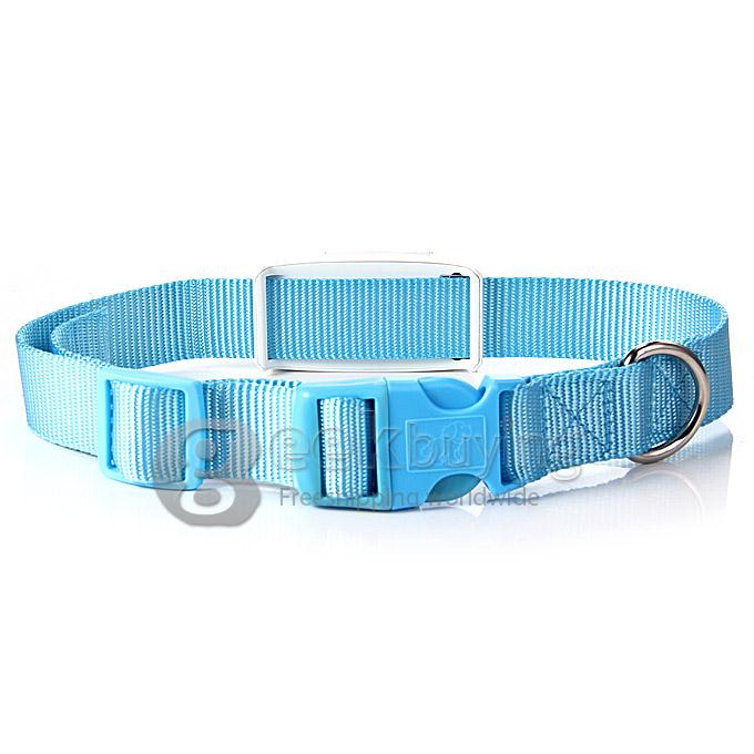 [Spain Stock]KH-909 Waterproof GPS / GSM Pet Data Tracker Recorder For Cat Dog with Collar (EU Plug) - Blue