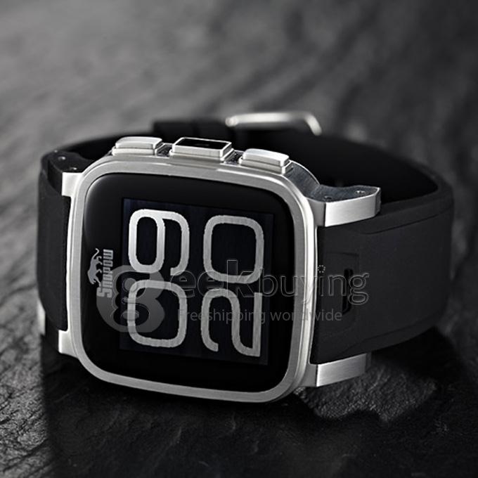 Snopow W1 Smart Watch Phone Bluetooth Watch IP68 1.6 inch 3.0MP Camera SIM Card Anti-lost Pedometer - Silver