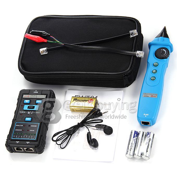 FWT01 Network LAN Ethernet Wire Tracker Finder Detector Telephone Line Cable Tester RJ45