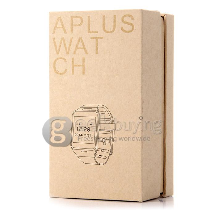 Aplus GV08S Smart Bluetooth Watch Phone with NFC Function Camera SIM card Smartwatch for iPhone Android - White