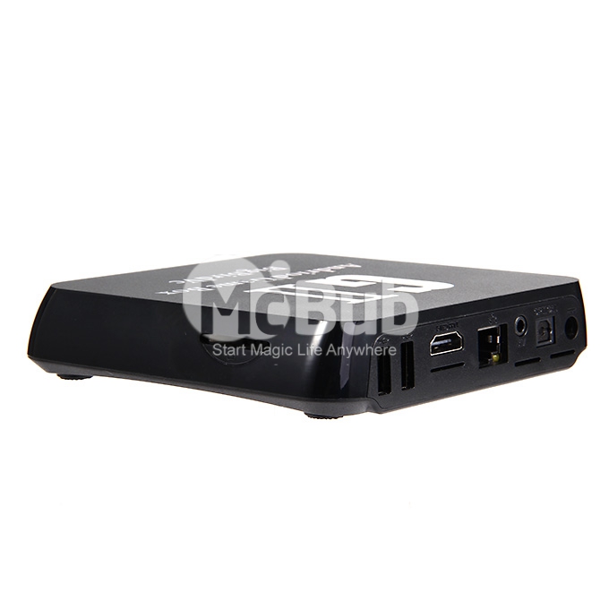 R-G2 Android 4.4 Slim Game Console + Quad Core Android 4.4 4K 3D Game Player Box 2GB/8GB Dolby 3G 2.4G/5.0G Wifi - Black